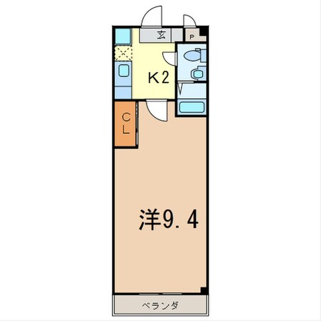 メゾンドサンティエの物件間取画像